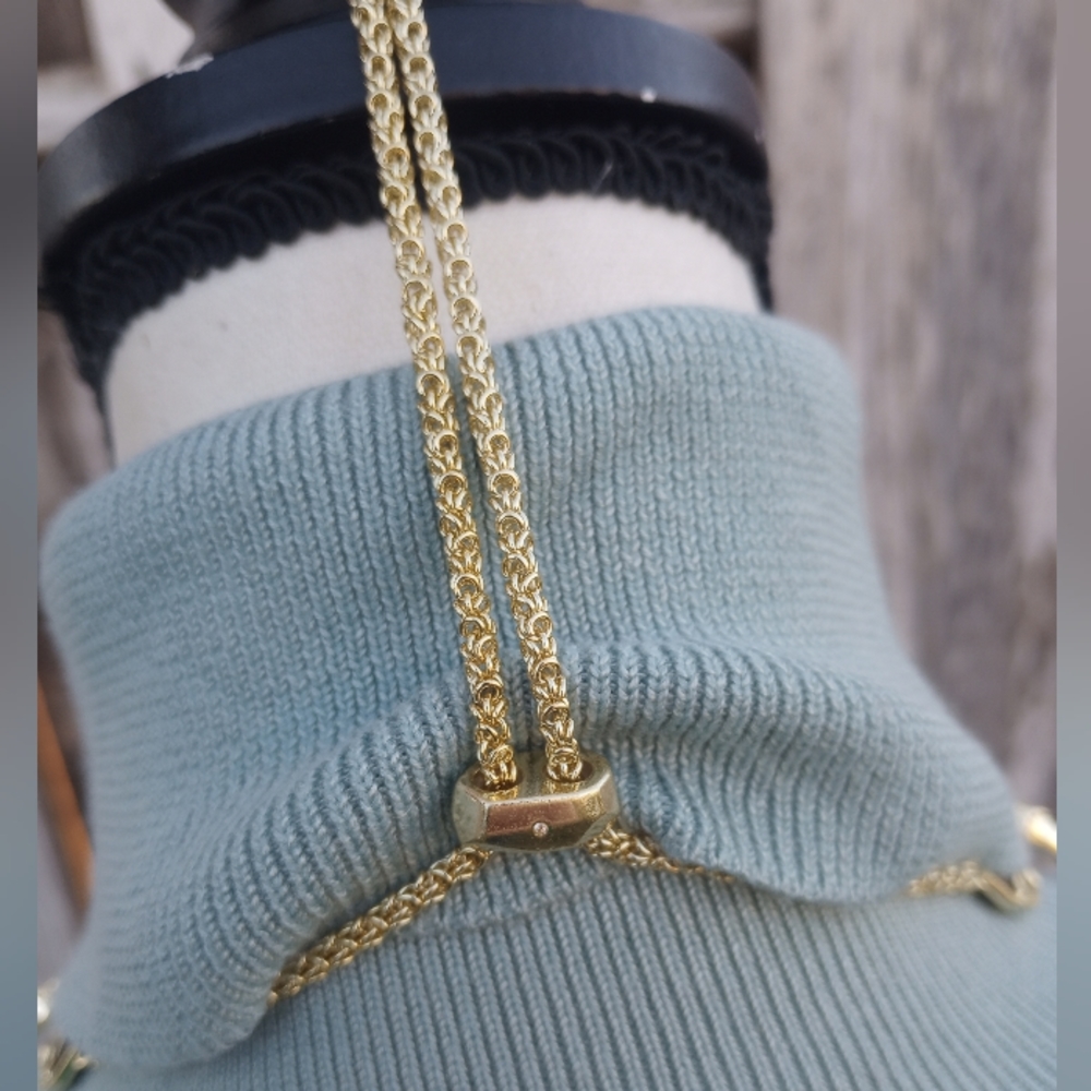 Kendra Scott Gold Odessa Bronze Veined Red Magnesite Statement Necklace - Picture 14 of 16